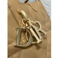 Small Dior Toujours Vertical Tote Bag-Tan