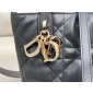 Small Dior Toujours Vertical Tote Bag-Deep Ocean Blue