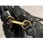 Small Dior Caro Bucket Bag-Black