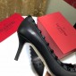 Valentino  leateher shoes , heel 7cm