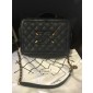 Chanel box Calf leather bag -black 