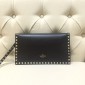 Valentino Pochette Con Catena Rockstud in vitello 