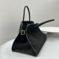 The Row Soft Margaux 17 Bag in Suede